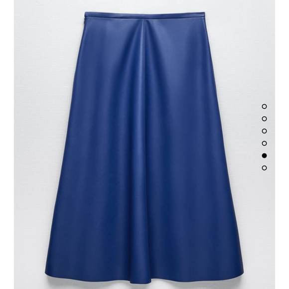 BNWT! Zara Faux Leather Skirt - Picture 7 of 10